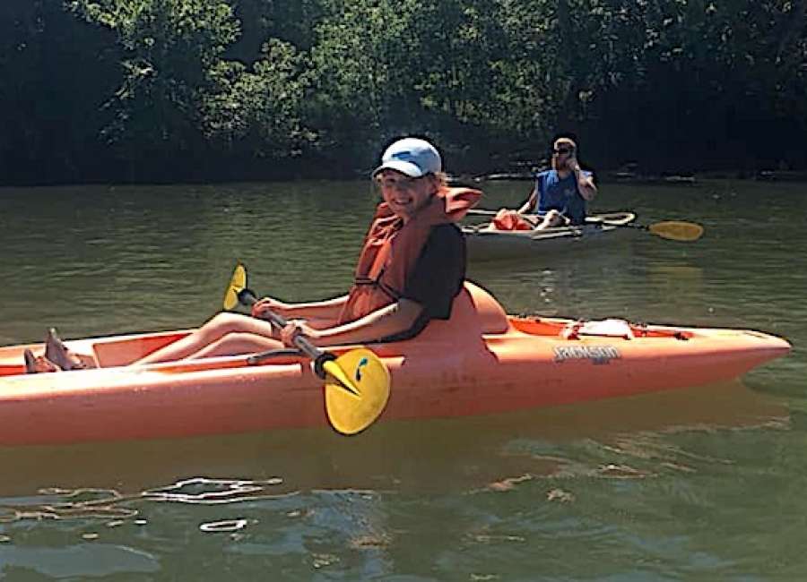 Newnan High volunteers help clean up Chattahoochee