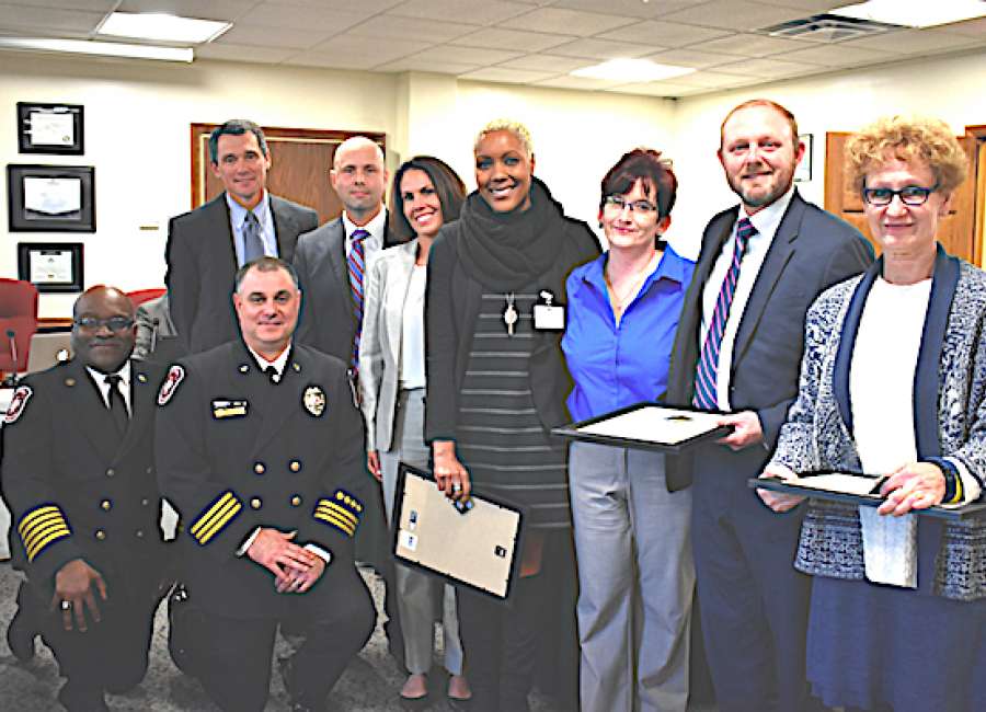 NHS staff recognized for emergency response