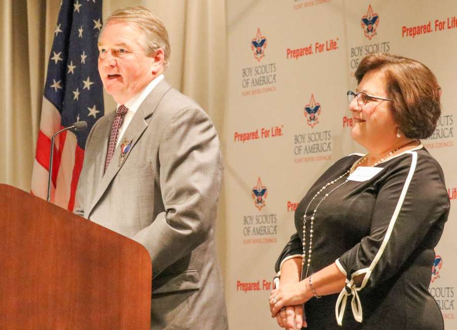 Nixons, Swopes honored at Golden Eagle Dinner