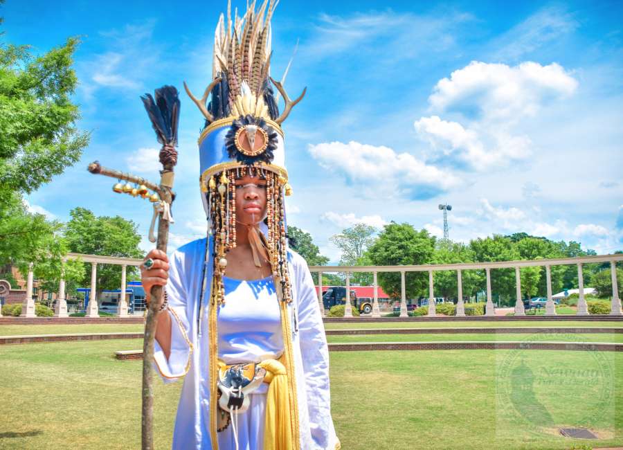 Plenty Raven Feathers is Newnan’s own shaman