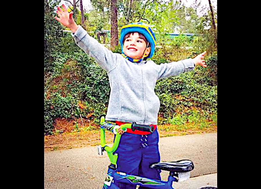 Six-year-old takes on Stone Mountain
