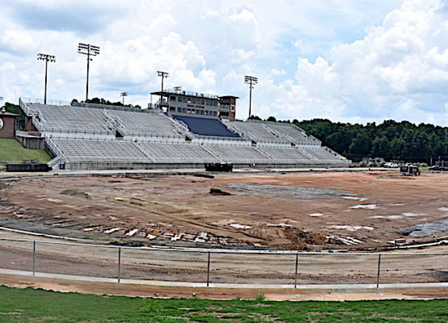 Stadiums prep for synthetic turf installation
