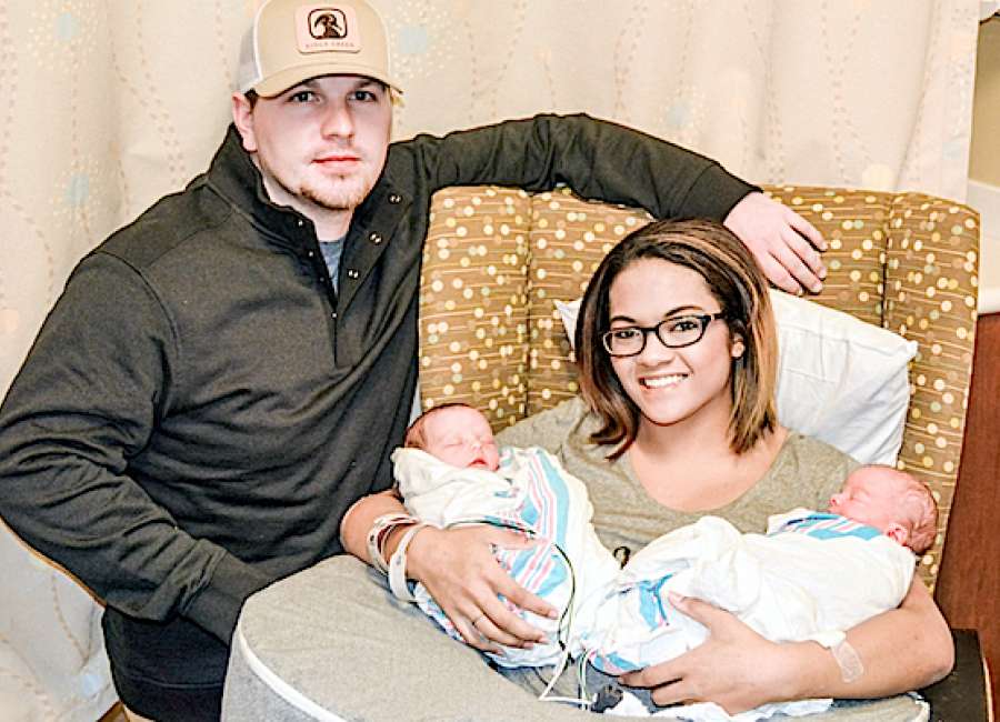 Twins first babies born in new year
