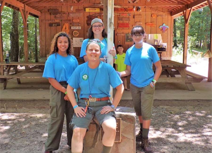 All-female Scouts BSA troop attends Camp Thunder