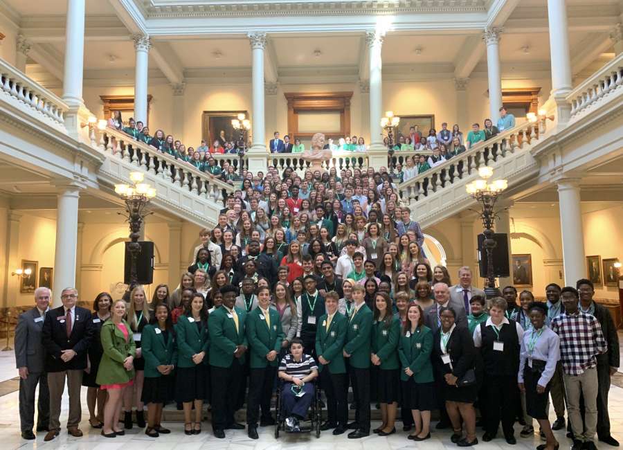 Coweta youths take part in 4-H Day at Capitol