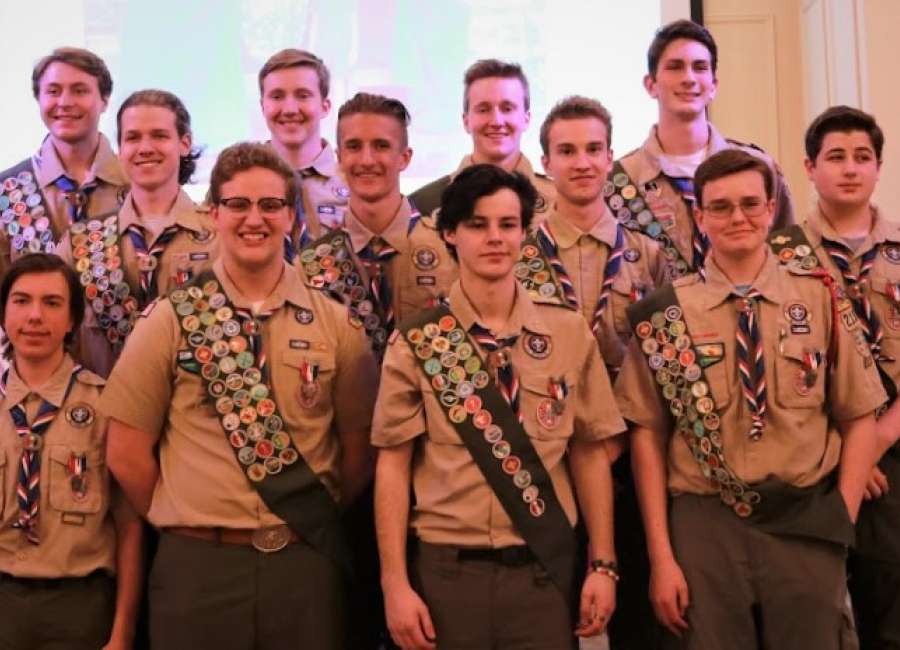 Dream comes true for 12 Eagle Scouts