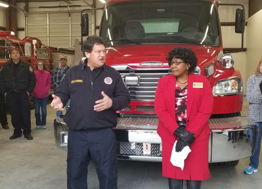 Ferrell, safety leader, memorialized at fire station