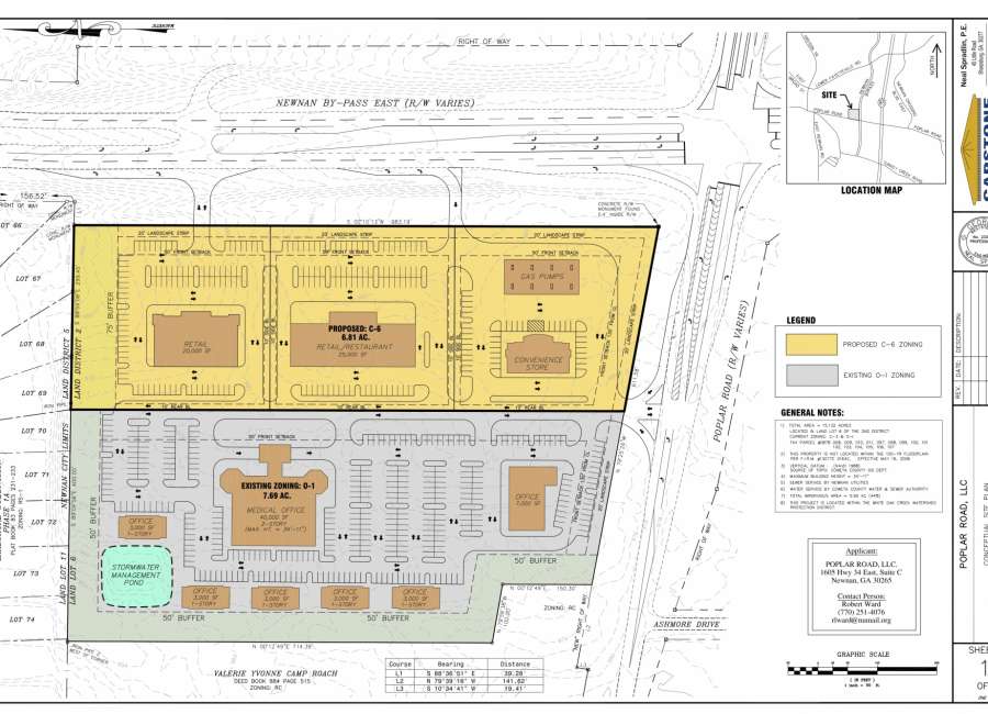 Gas station planned for Poplar at Bypass