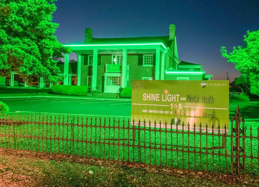 Green lights shine for Mental Health Awareness Month