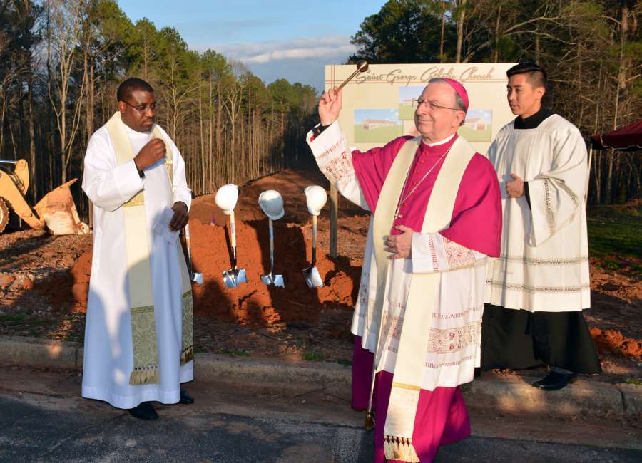 Groundbreaking held for St. George rectory