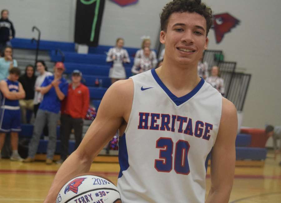 Heritage's Terry goes over 2,000th-point milestone in Hawks' victory