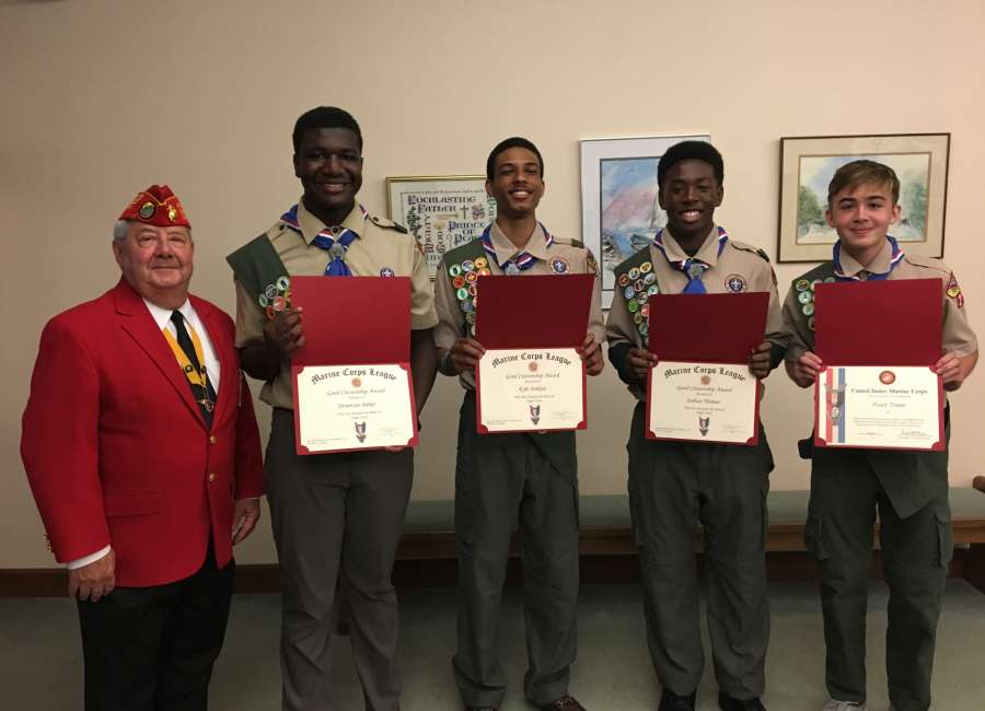 Marine Corps League recognizes Eagles