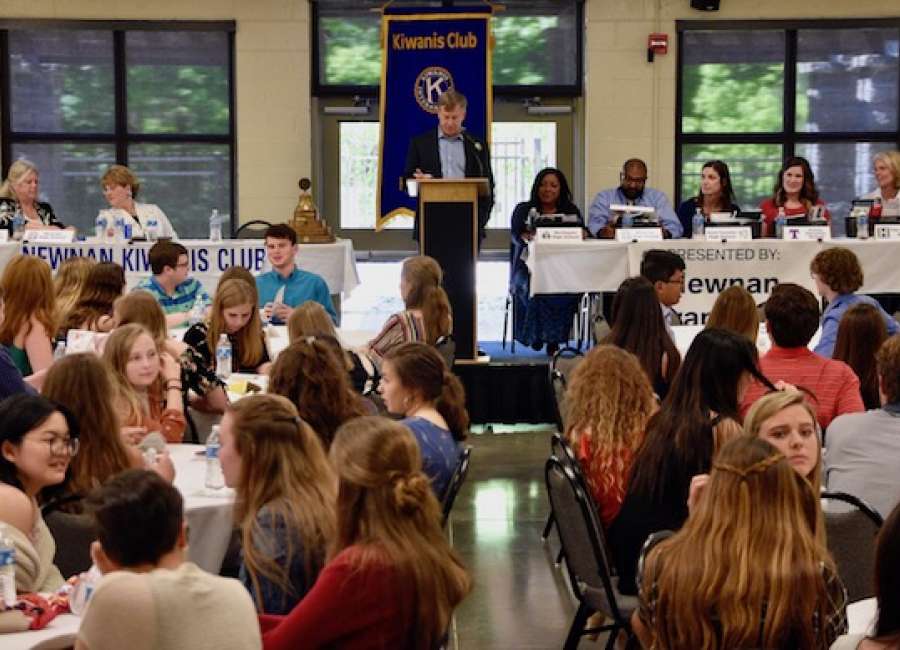 Newnan Kiwanis celebrates high school honor graduates