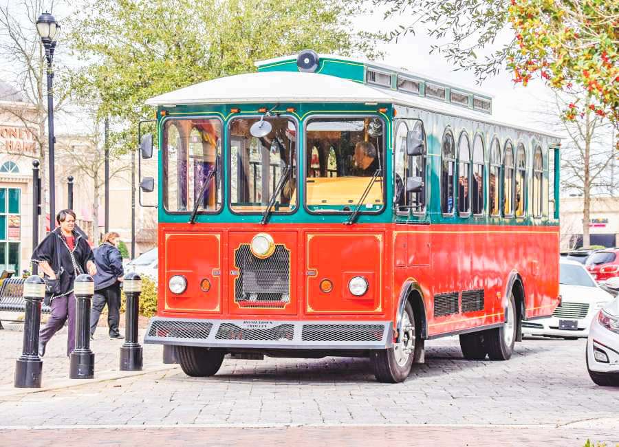 Newnan trolley catching on
