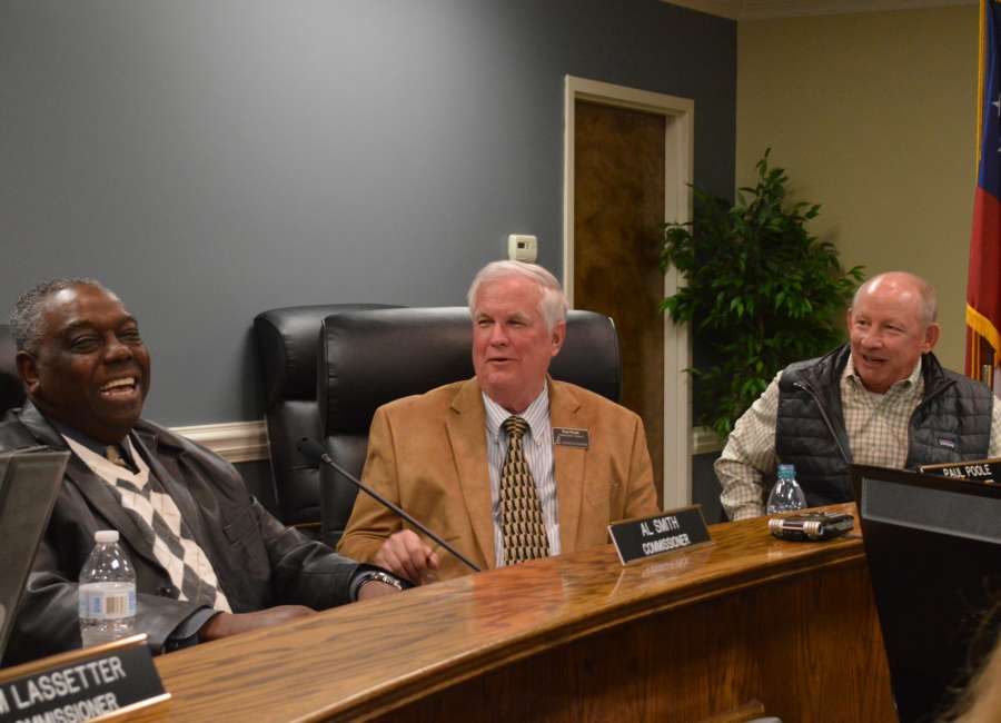 Poole new commission chairman; Smith honored