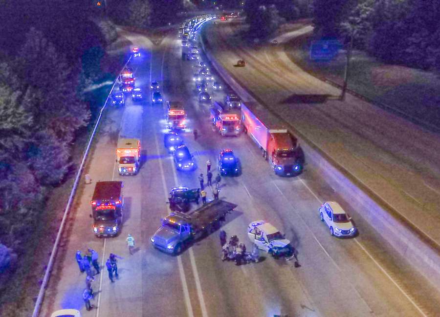 Stolen car pursuit ends with crash